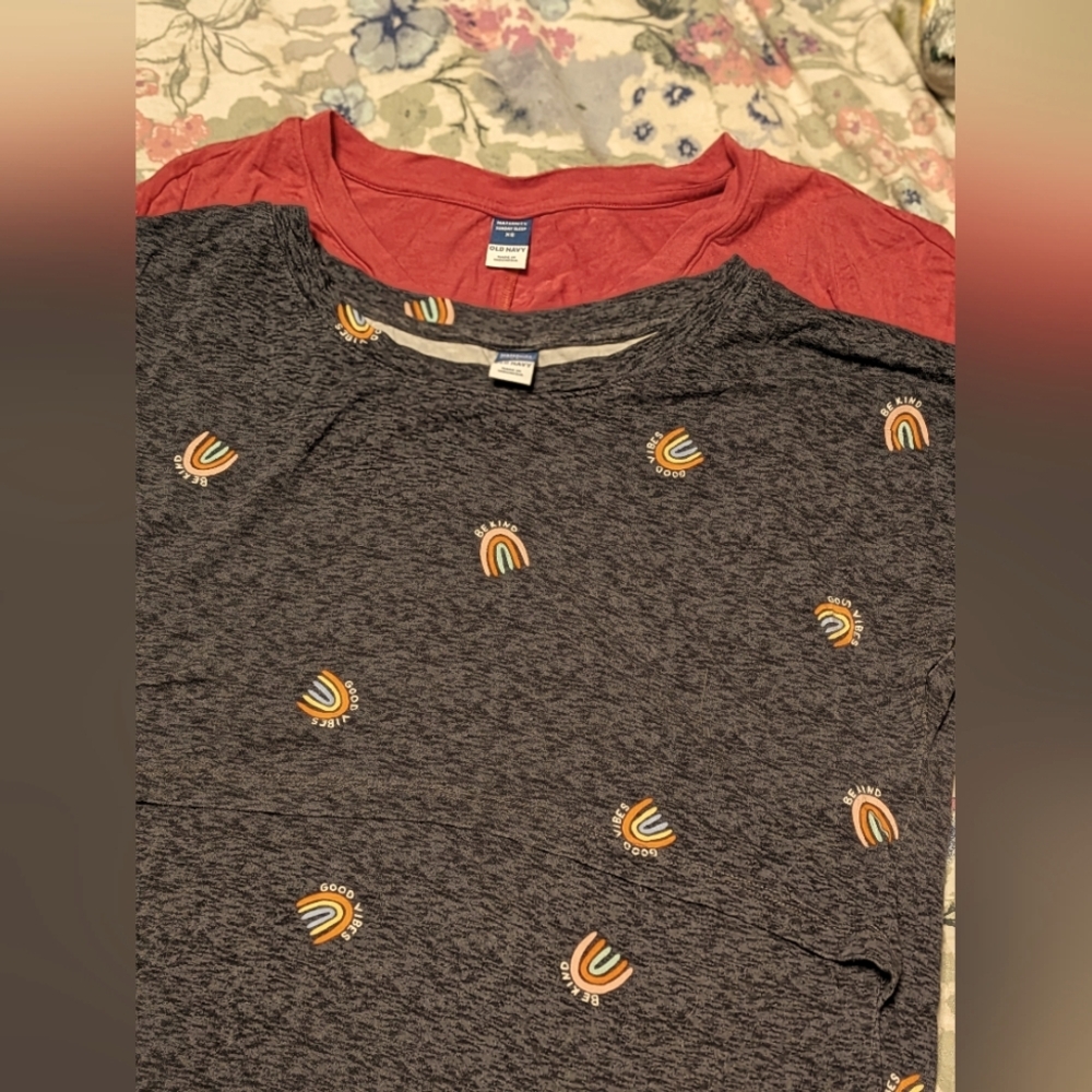 Old Navy Maternity Sunday Sleep Nursing-Friendly Tees